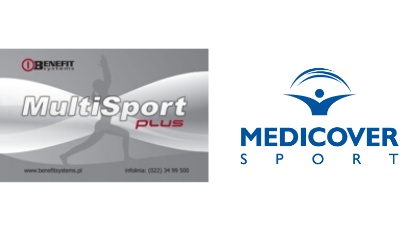 Honorujemy bez dopłat karty sportowe: MultiSport Plus i OK System.
